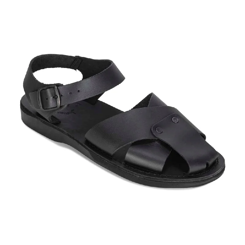 Kai - Leather Shielded Sandal | Black