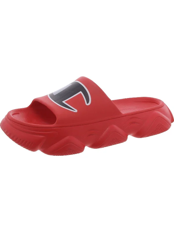 Meloso Squish Mens Logo Slip-On Pool Slides