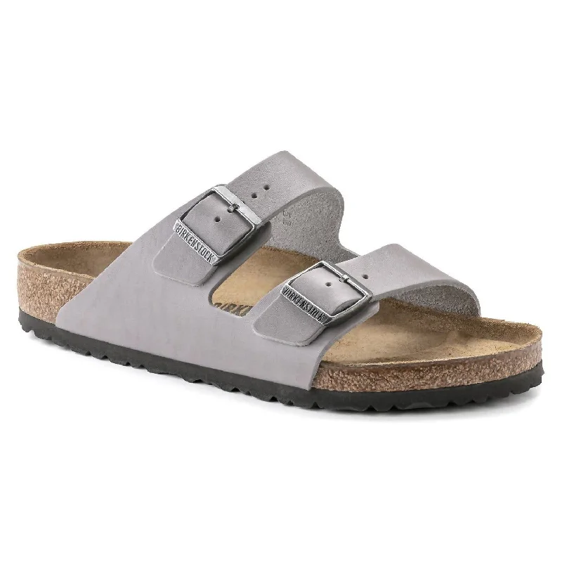 Men's Arizona Leather Sandal In Stone Coin