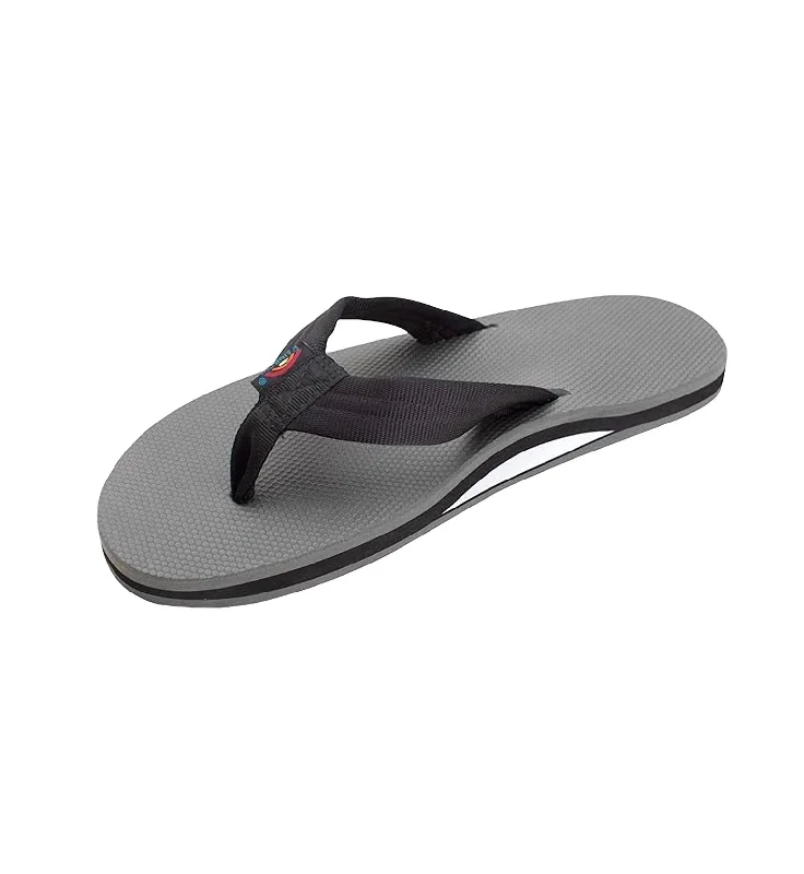 Men's Classic Rubber Sandal In Black/grey