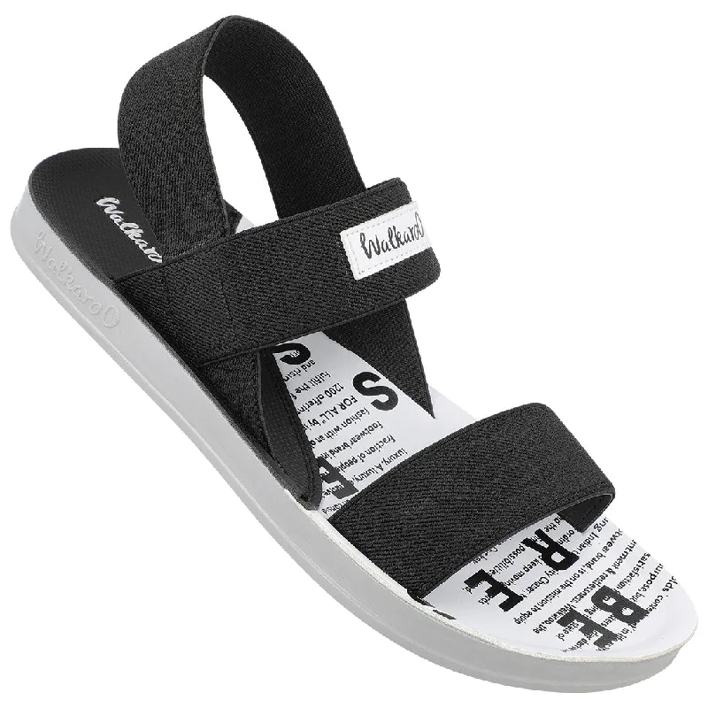 Men's sandals with a stretchy strap for a better fitMen's Daily Wear Sandal - GG8408 Black White Men's sandals with a stretchy strap for a better fitMen's Daily Wear Sandal - GG8408 Black White