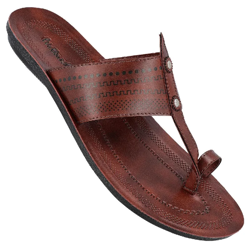 Men's Kolhapuri Chappal - GG8220 Brown