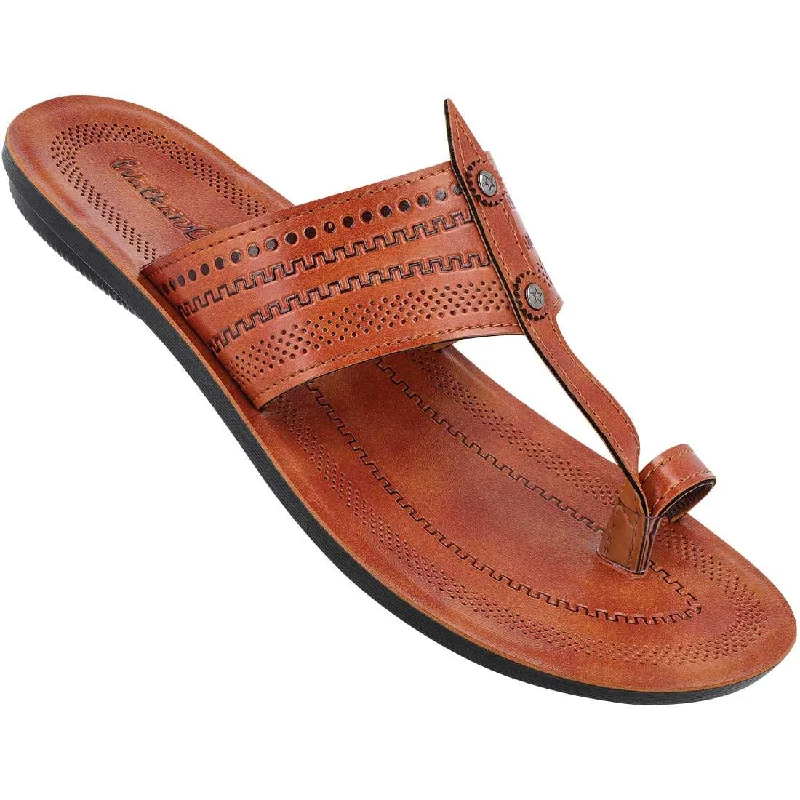 Men's Kolhapuri Chappal - GG8220 Tan