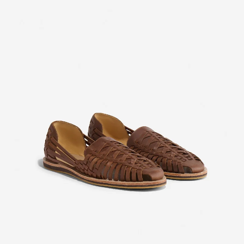 Men's sandals with a removable insole for cleaningMen's Huarache Sandal Brown