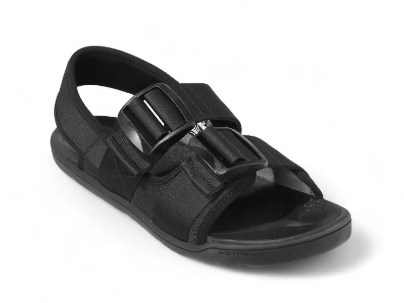 Men's Webber Sandal In Stealth Black