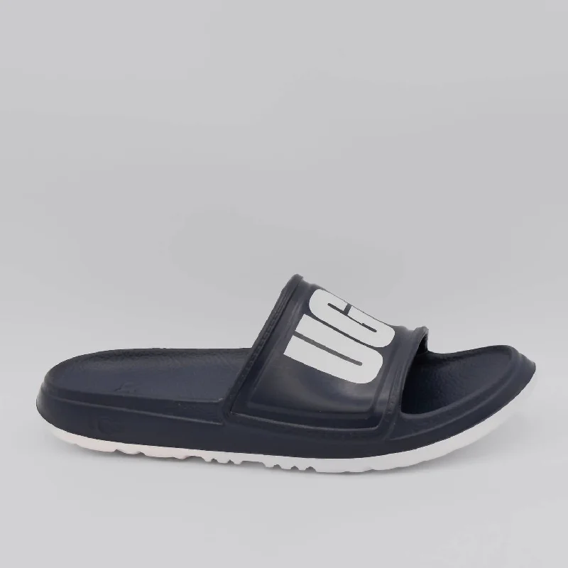 Men's Wilcox Slide Sandal In Dark Sapphire