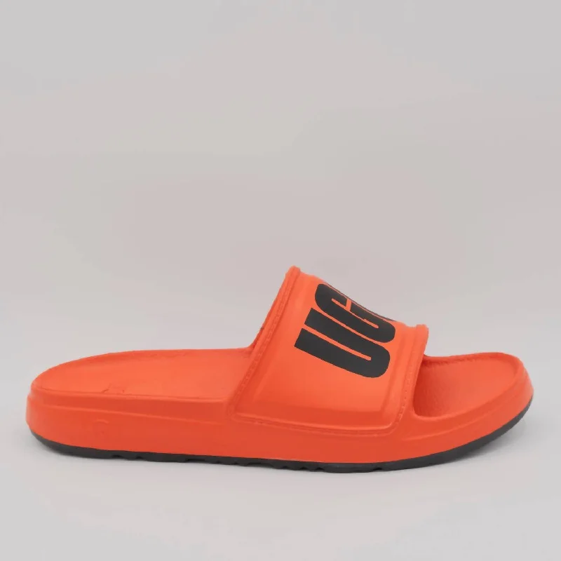 Men's Wilcox Slide Sandal In Terra Cotta