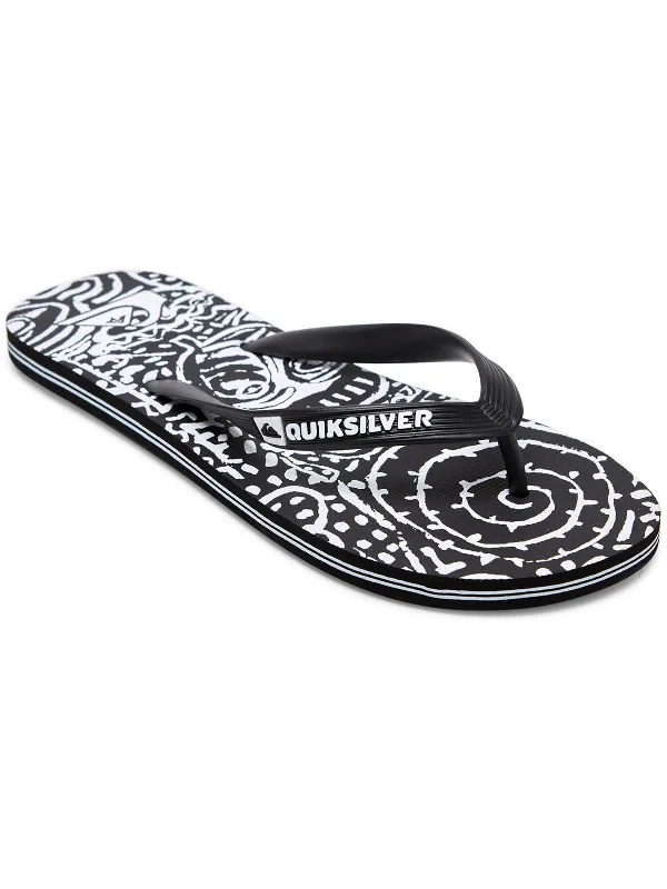 Molokai Art Mens Slip-On Thong Flip-Flops