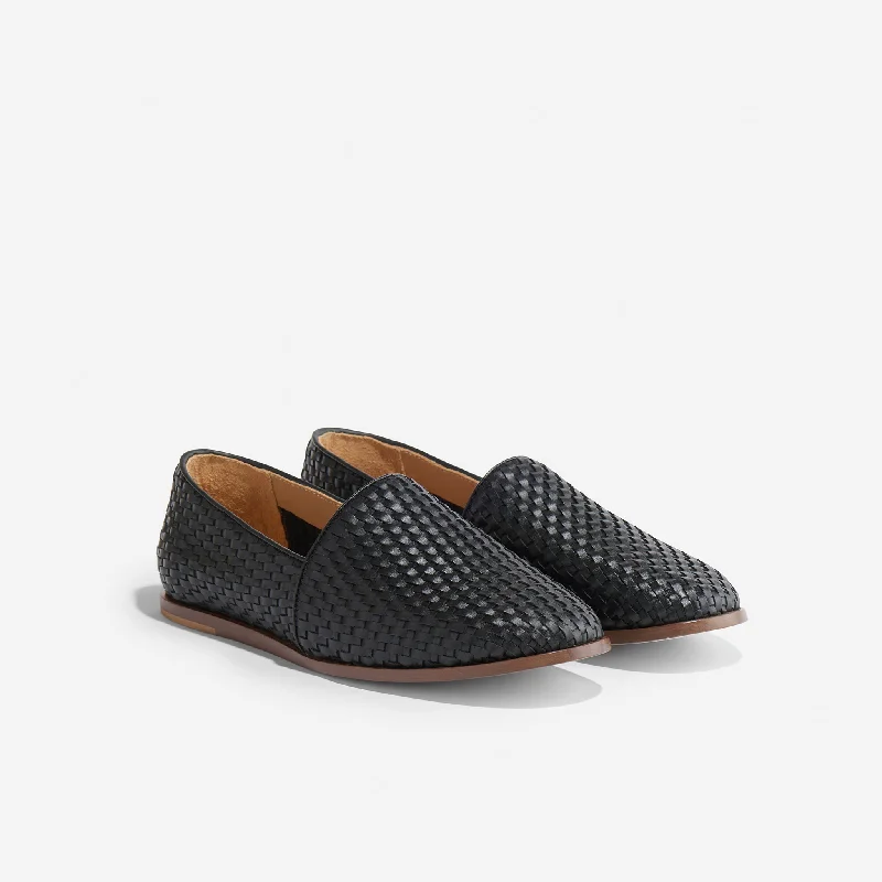 Men's sandals with a wide strap for supportAlejandro Woven Slip-On 2.0 Woven Black Men's sandals with a wide strap for supportAlejandro Woven Slip-On 2.0 Woven Black