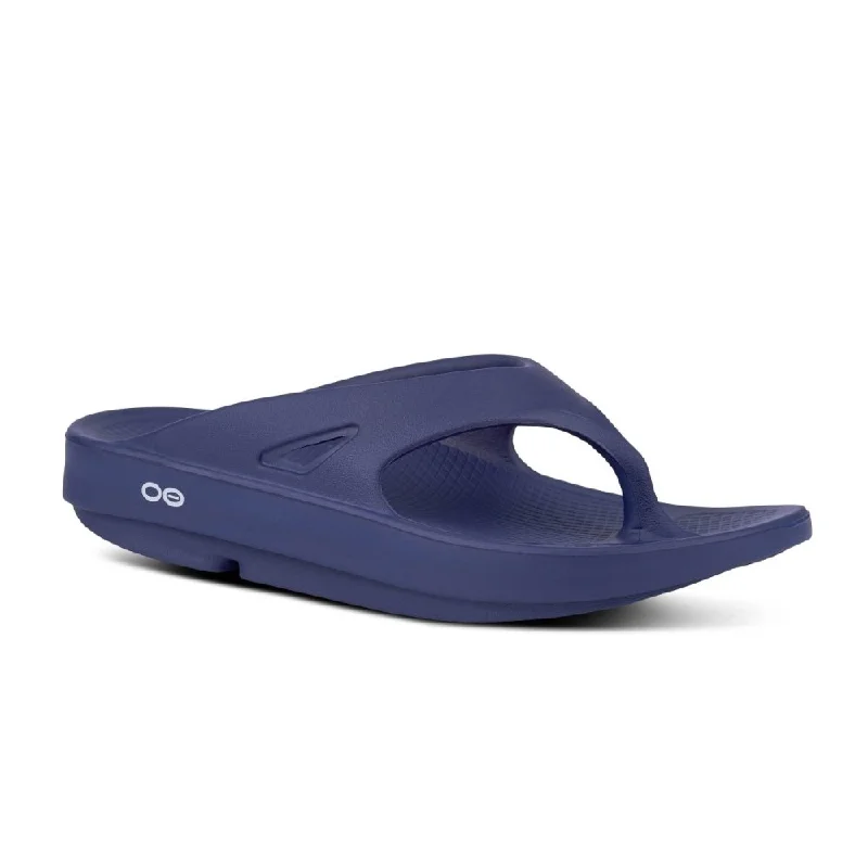 Flip - flop style men's sandals for beach wearOofos OOriginal Thong - Navy