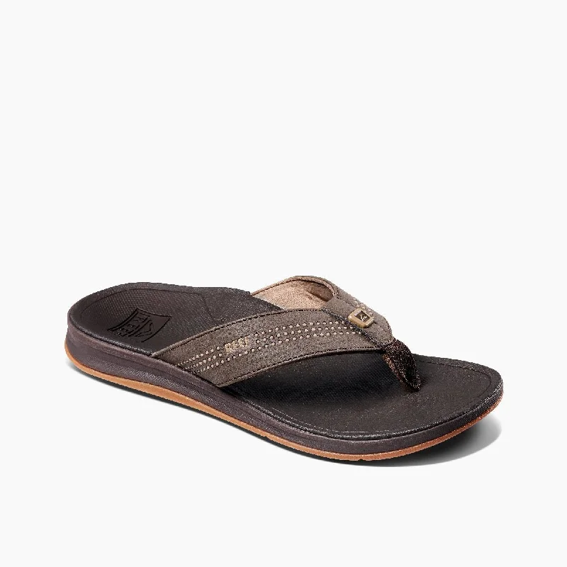 Men's sandals with a pointed toe for a stylish lookReef Men's Ortho-Seas - Brown