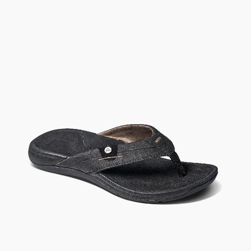 Men's sandals with a stretchy strap for a better fitReef Men's Pacific - Black/Brown Men's sandals with a stretchy strap for a better fitReef Men's Pacific - Black/Brown