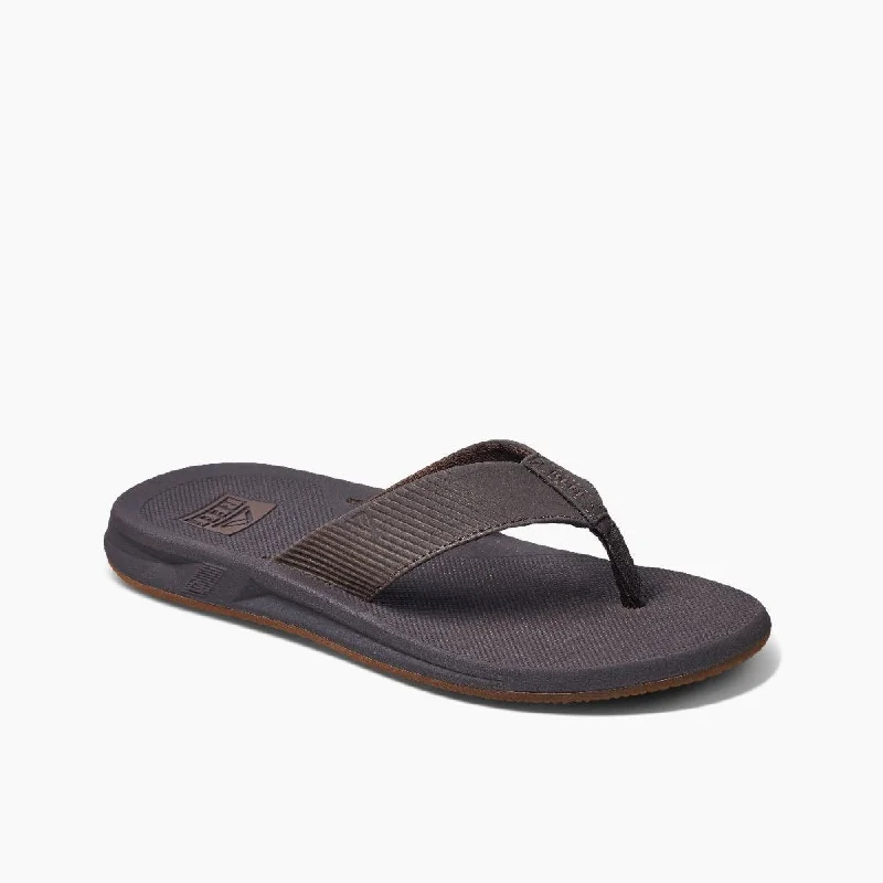 Men's sandals with a removable insole for cleaningReef Men's Phantom II - Dark Brown