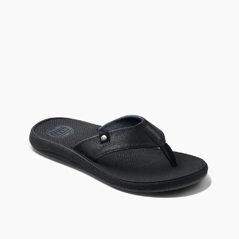 Men's sandals with a shock - absorbing insoleReef Men's Phantom Nias - Black/Grey
