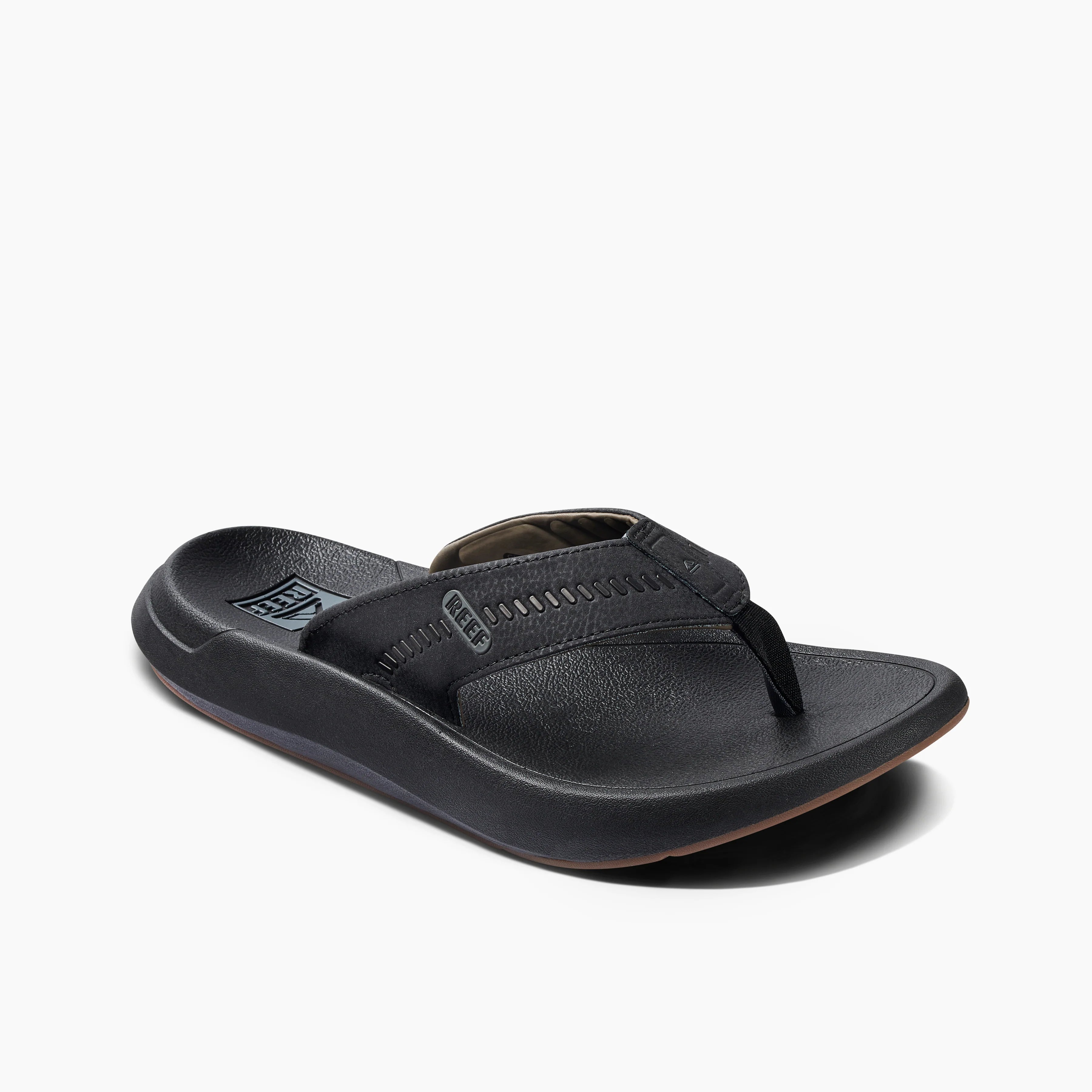Men's sandals with a buckle closureReef Men's Swellsole Cruiser - Black/Grey