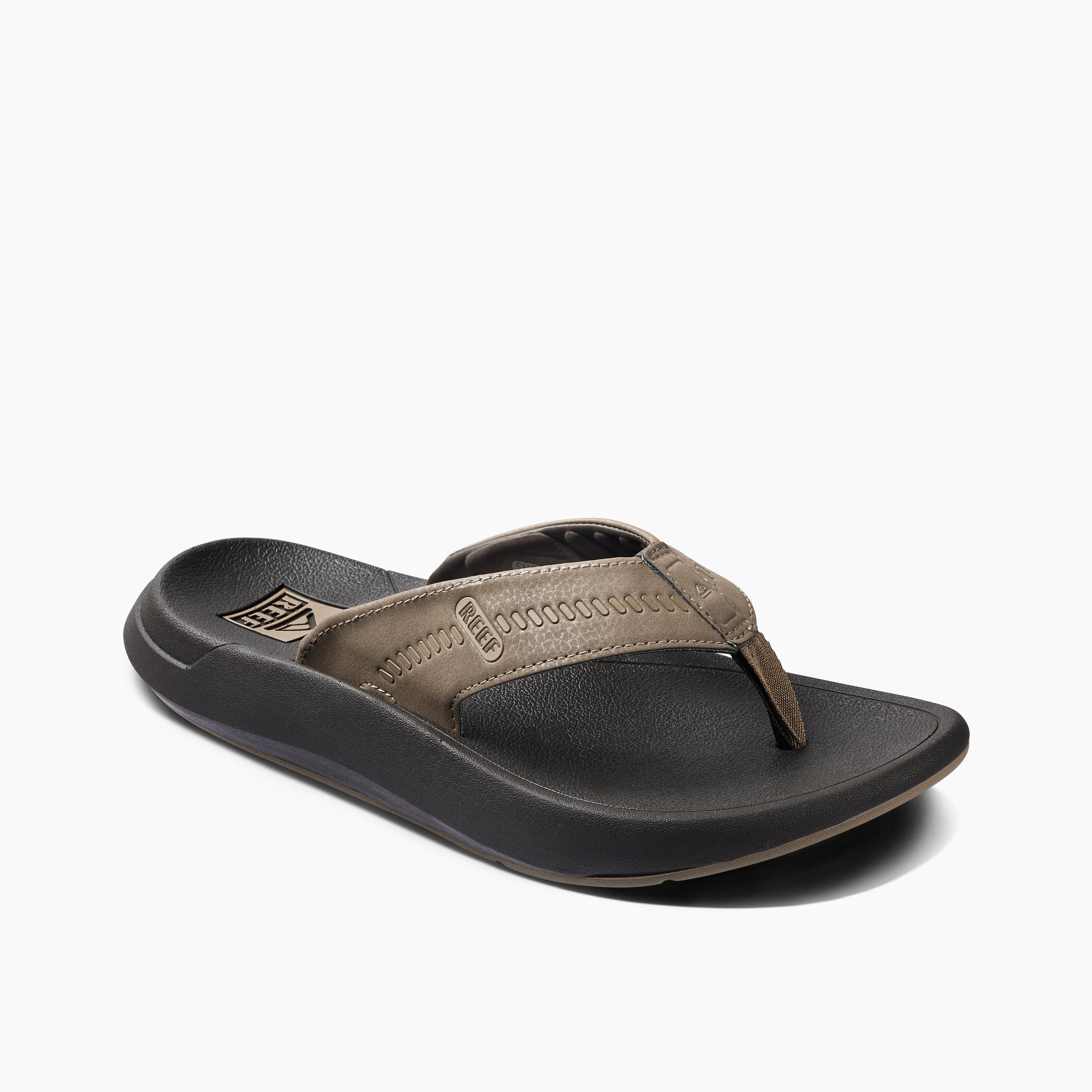 Men's sandals with a padded heelReef Men's Swellsole Cruiser - Brown/Tan
