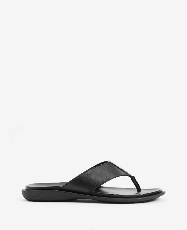 Men's sandals in a neutral color like black or brownSand Leather Thong Sandal
