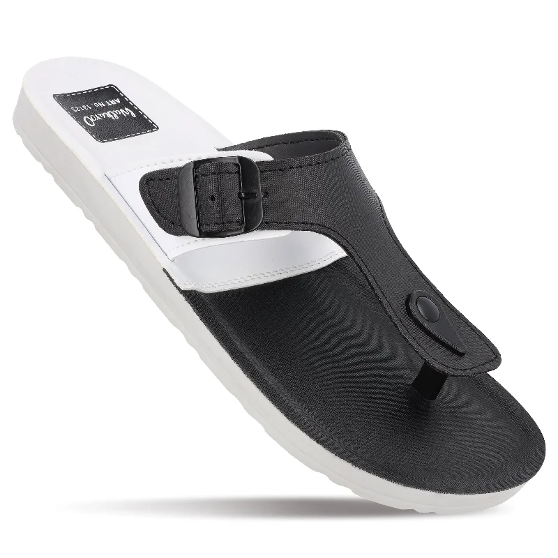 Men's sandals with a rubber sole for tractionWalkaroo Men Solid Thong Sandals - 13123 Black Men's sandals with a rubber sole for tractionWalkaroo Men Solid Thong Sandals - 13123 Black