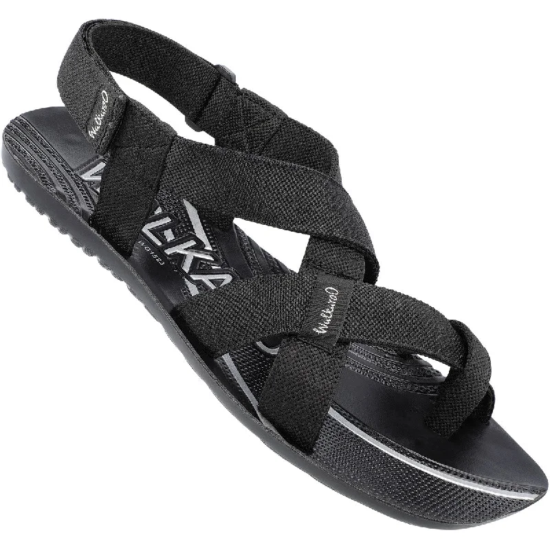 Walkaroo Mens Sandal  - WG1523 Black