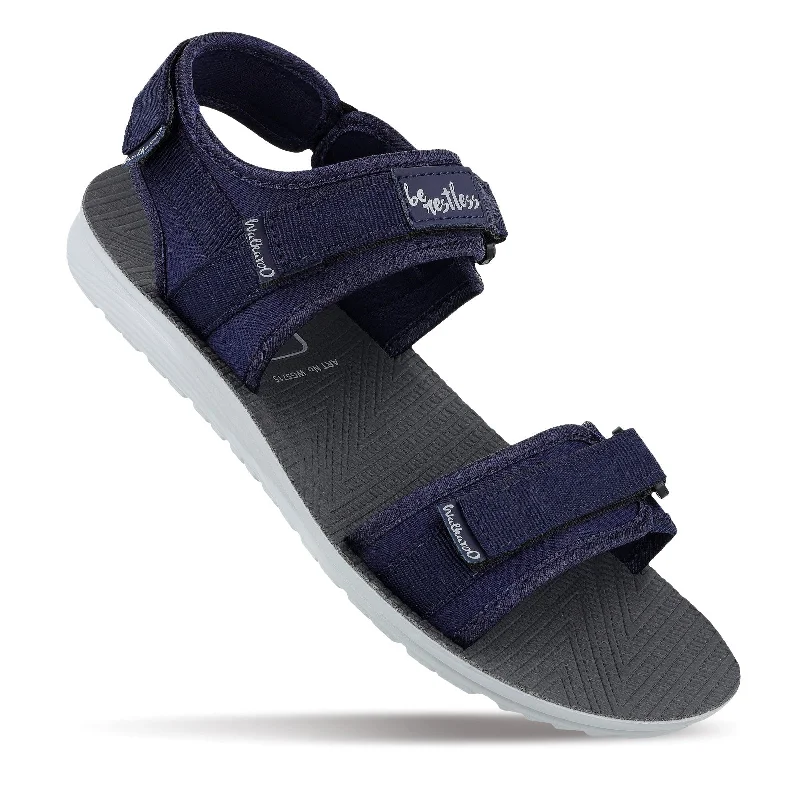 Men's sandals with a pointed toe for a stylish lookWalkaroo Men Strappy Floater Sandals - WG5715 Blue Men's sandals with a pointed toe for a stylish lookWalkaroo Men Strappy Floater Sandals - WG5715 Blue