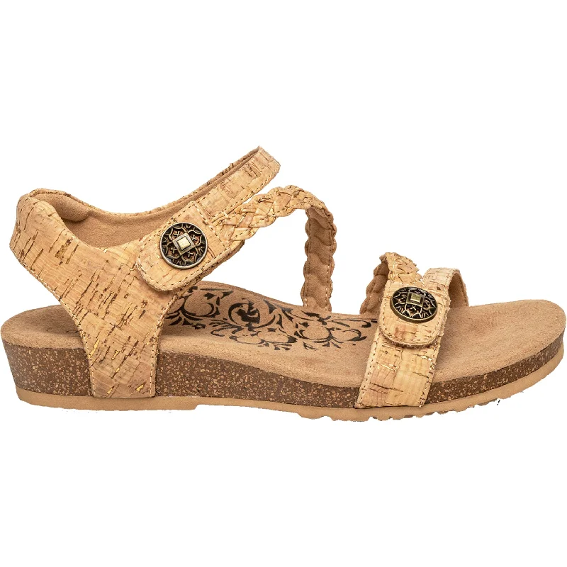 Men's sandals with a contrast stitching detailWomen's Aetrex Jillian Cork