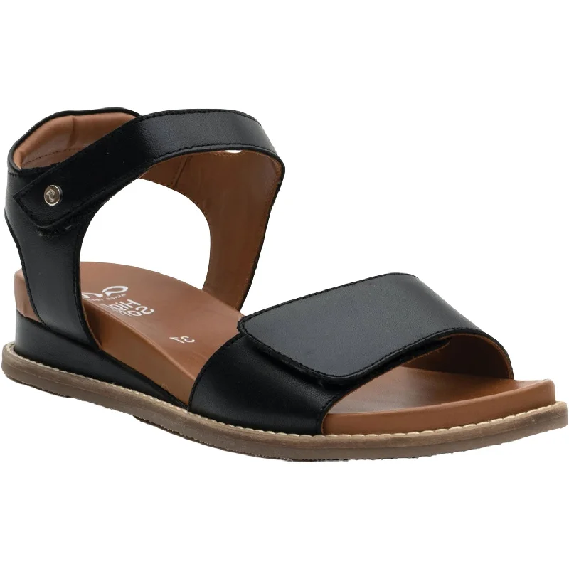 Men's sandals with a decorative buckle or charmWomen's Ara Kaia Black Leather