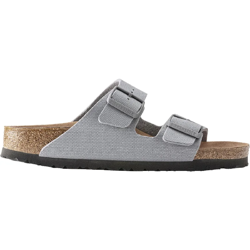 Men's sandals with a wide strap for supportWomen's Birkenstock Arizona Vegan Stone Coin Canvas Men's sandals with a wide strap for supportWomen's Birkenstock Arizona Vegan Stone Coin Canvas