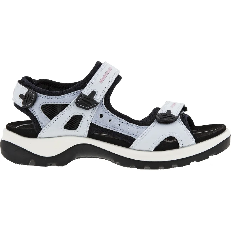 Men's sandals with a durable outer soleWomen's Ecco Yucatan Air/Dusty Blue Nubuck