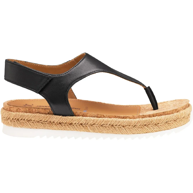 Men's sandals with a pointed toe for a stylish lookWomen's Johnston & Murphy Michelle Thong Black Nappa Leather Men's sandals with a pointed toe for a stylish lookWomen's Johnston & Murphy Michelle Thong Black Nappa Leather