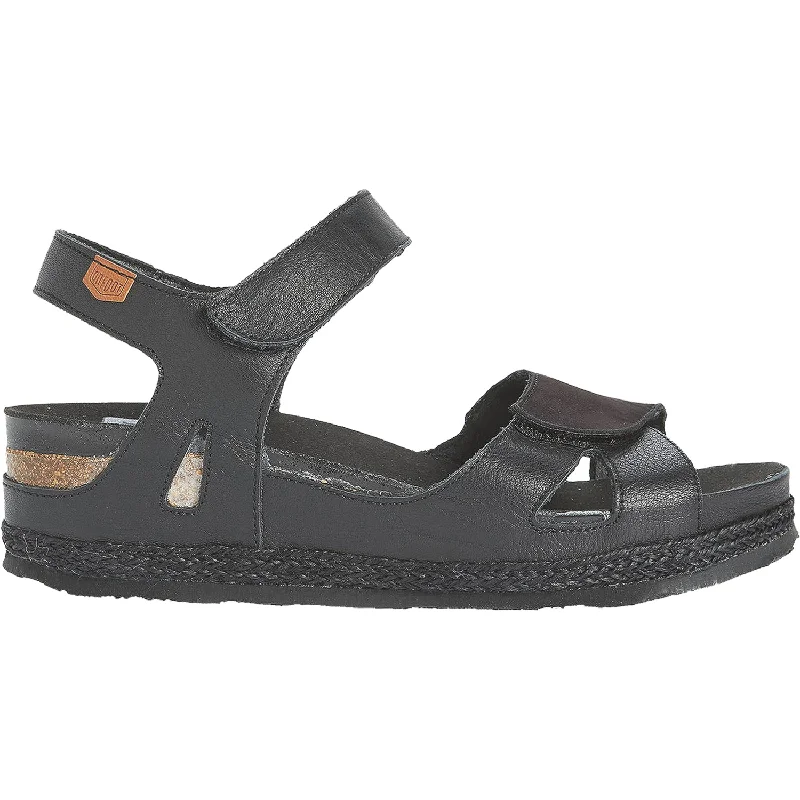 Men's sandals with a toe post designWomen's On Foot Cynara 221 Trenton Black Leather Men's sandals with a toe post designWomen's On Foot Cynara 221 Trenton Black Leather