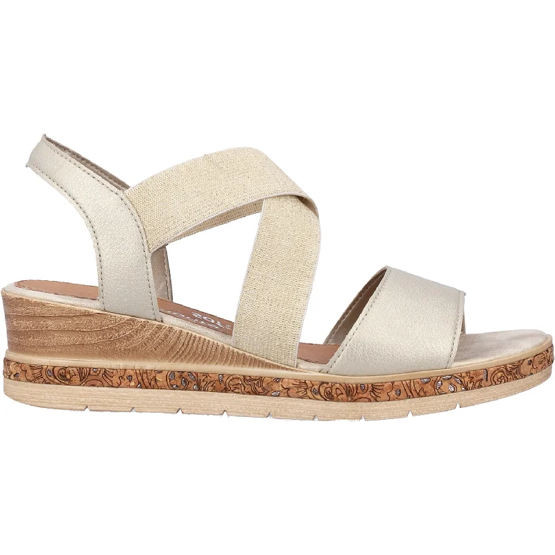 Men's sandals with a cushioned footbedWomen's Remonte D3066-90 Timo 96 Oro/Beige/Gold Leather Men's sandals with a cushioned footbedWomen's Remonte D3066-90 Timo 96 Oro/Beige/Gold Leather