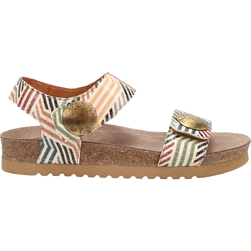 Men's sandals with a rubber sole for tractionWomen's Taos Luckie Geometric Multi Leather Men's sandals with a rubber sole for tractionWomen's Taos Luckie Geometric Multi Leather