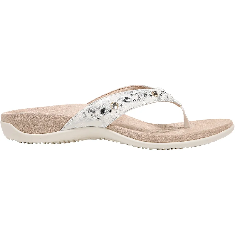 Men's sandals with a rubber sole for tractionWomen's Vionic Lucia White Leopard Synthetic Men's sandals with a rubber sole for tractionWomen's Vionic Lucia White Leopard Synthetic