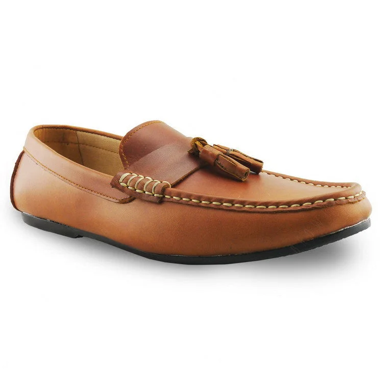 Men's loafers with a stretchy side panel for a better fitComfy Tassel Loafer Classy Oil Tanned Toffee Tan Men's loafers with a stretchy side panel for a better fitComfy Tassel Loafer Classy Oil Tanned Toffee Tan