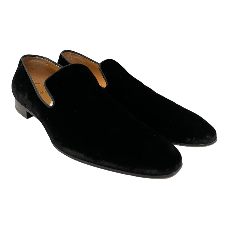 Men's loafers with a decorative buckleChristian Louboutin/Loafers/US 12/BLK/velvet dandelion