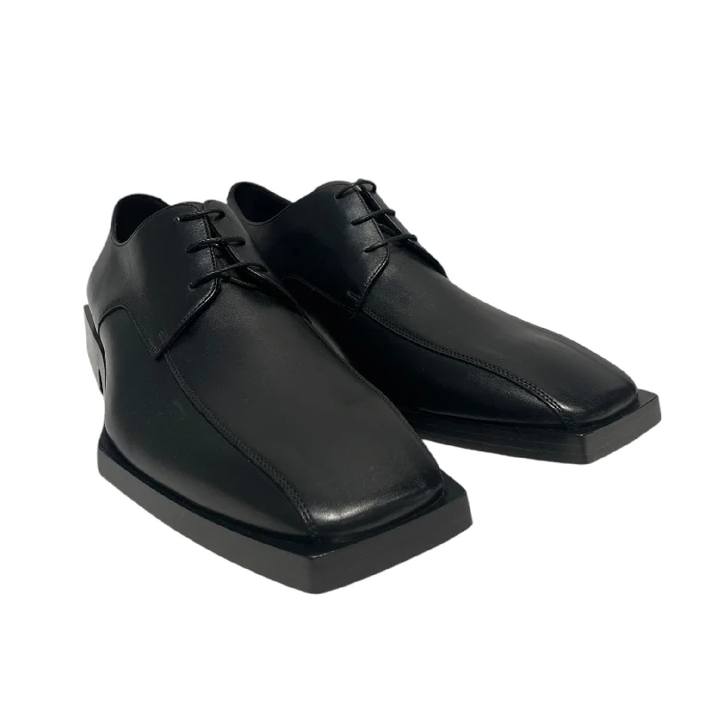 Men's loafers with a removable insole for cleaningBALENCIAGA/Loafers/EU 43/Leather/BLK/BLOCK RIM DERBYS Men's loafers with a removable insole for cleaningBALENCIAGA/Loafers/EU 43/Leather/BLK/BLOCK RIM DERBYS