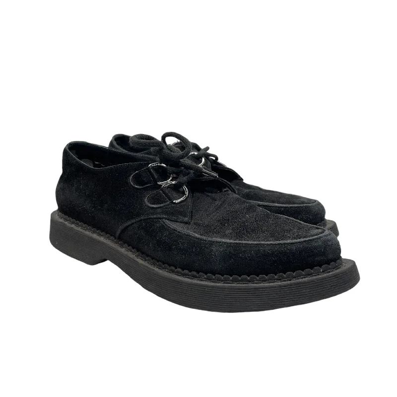 Men's loafers with a tassel front for a classic lookSAINT LAURENT/Loafers/US 8/Suede/BLK/ Men's loafers with a tassel front for a classic lookSAINT LAURENT/Loafers/US 8/Suede/BLK/