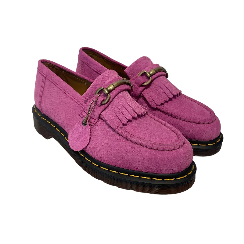 Men's loafers with a pointed toe for a stylish appearanceDr.Martens/Loafers/US 9/Animal Pattern/Suede/PNK/ADRIAN SEATTLE PYTHON EMBOSSED Men's loafers with a pointed toe for a stylish appearanceDr.Martens/Loafers/US 9/Animal Pattern/Suede/PNK/ADRIAN SEATTLE PYTHON EMBOSSED
