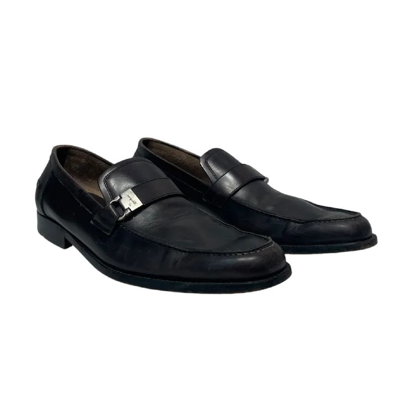 Men's loafers with a cushioned footbedSalvatore Ferragamo/Loafers/US 7.5/Leather/BLK/ Men's loafers with a cushioned footbedSalvatore Ferragamo/Loafers/US 7.5/Leather/BLK/