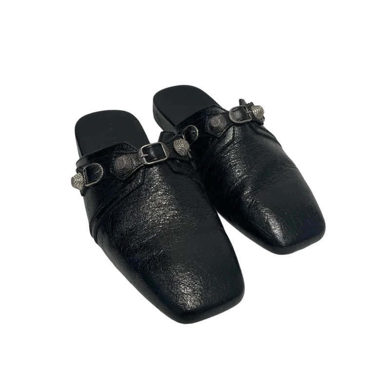 Men's loafers with a removable insole for cleaningBALENCIAGA/Loafers/EU 40/Leather/BLK/ Men's loafers with a removable insole for cleaningBALENCIAGA/Loafers/EU 40/Leather/BLK/