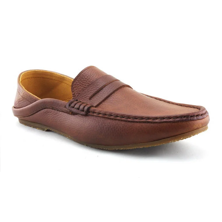 Men's loafers with a rubber sole for durabilityLibero Loafer Wrinkle Soft Brown