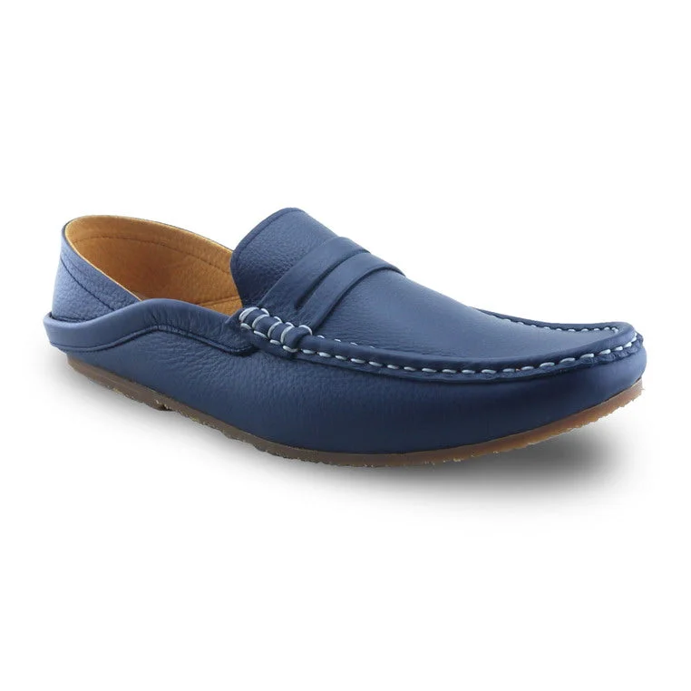 Men's loafers with a smooth leather finishLibero Loafer Wrinkle Soft Navy