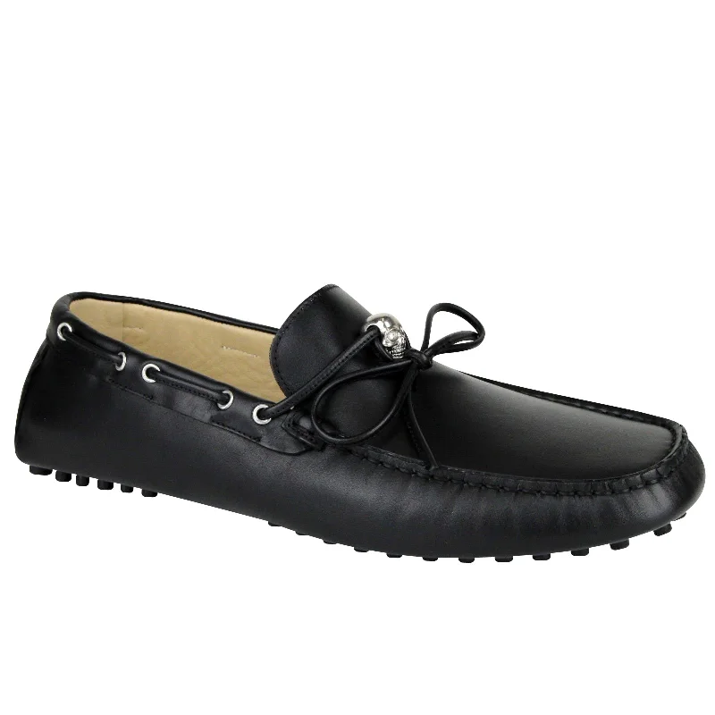 Men's loafers with a flexible sole for easy movementAlexander McQueen Men's Skull Leather Loafer Men's loafers with a flexible sole for easy movementAlexander McQueen Men's Skull Leather Loafer
