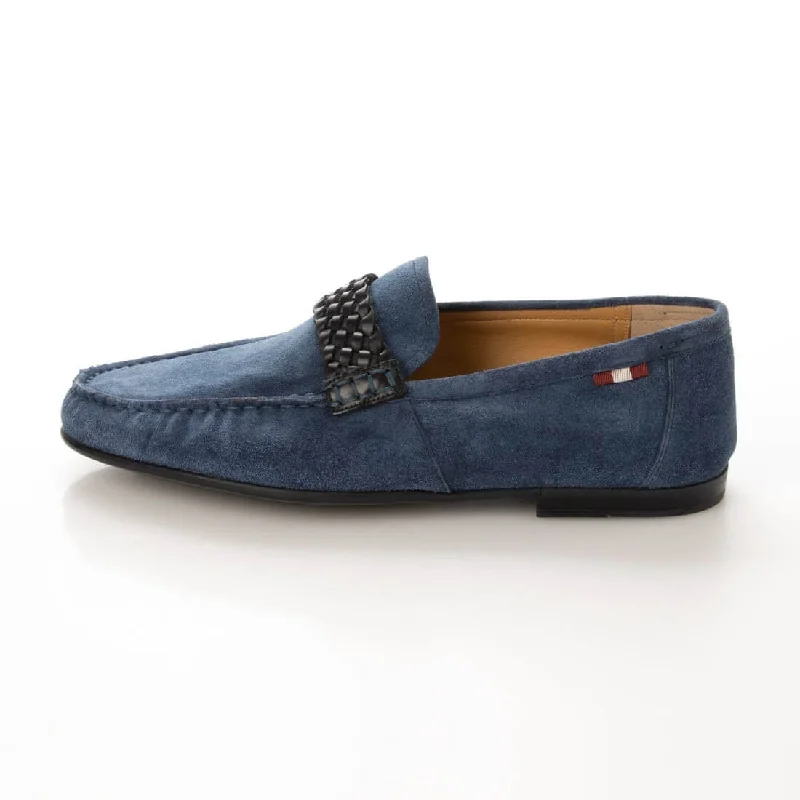 Men's loafers with a stretchy side panel for a better fitBally Crusader Men's 6231442 Blue Suede Loafers Men's loafers with a stretchy side panel for a better fitBally Crusader Men's 6231442 Blue Suede Loafers