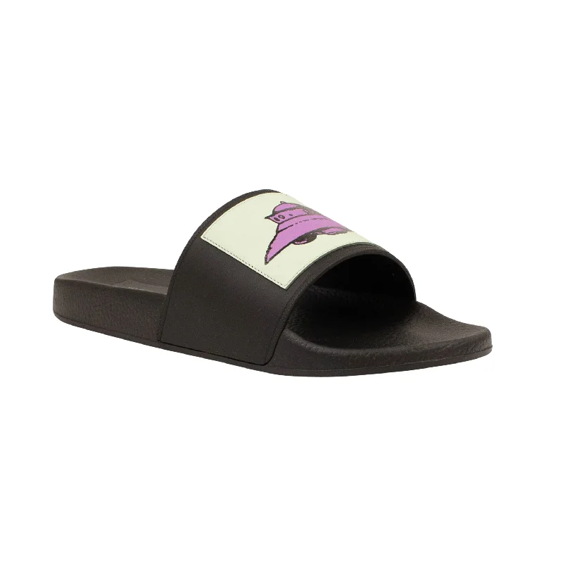 Black UFO Slides Slippers