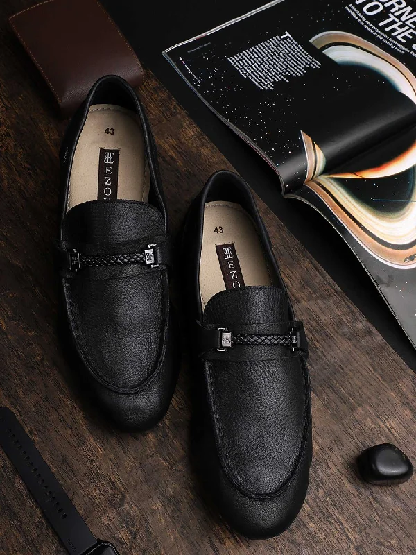 Men's casual sneakers with a mesh upperEzok Mens Black Leather Semi Formal Shoes(3103) Men's casual sneakers with a mesh upperEzok Mens Black Leather Semi Formal Shoes(3103)
