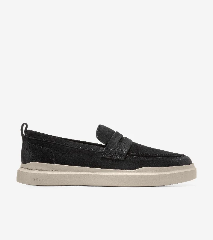 Suede men's loafers for a soft and luxurious feelGrandPrø Rally Penny Loafer