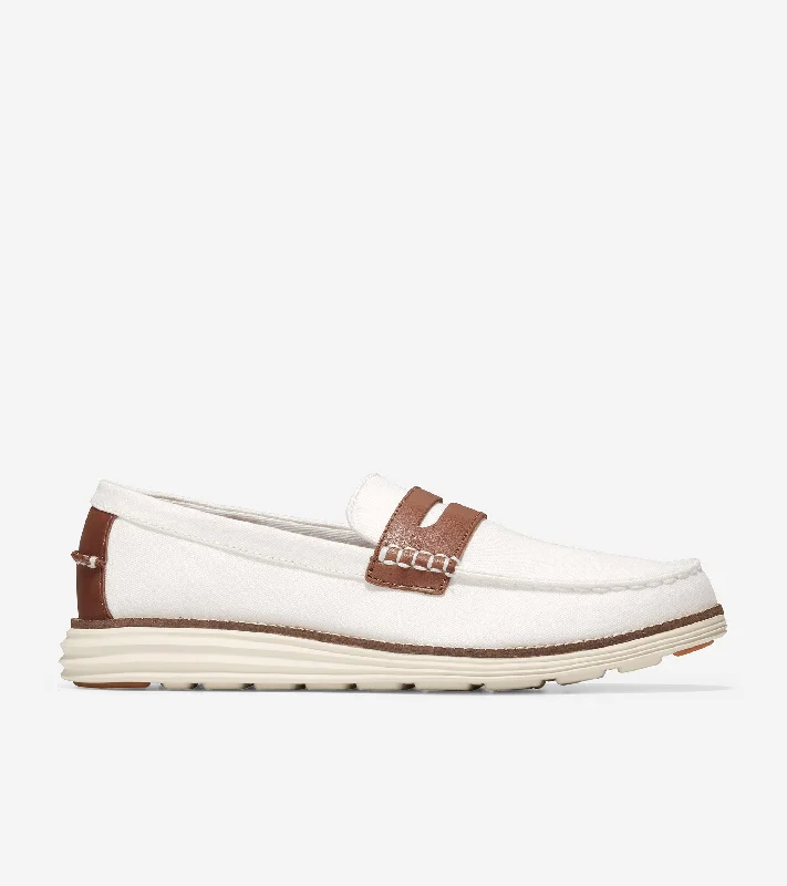 Men's loafers with a smooth leather finishØriginalGrand Canvas Penny Loafer