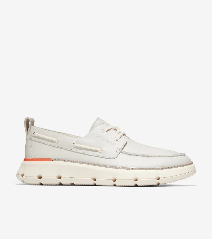 Men's loafers with a perforated leather upper for ventilationMen's 4.ZERØGRAND Regatta Boat Shoes Men's loafers with a perforated leather upper for ventilationMen's 4.ZERØGRAND Regatta Boat Shoes