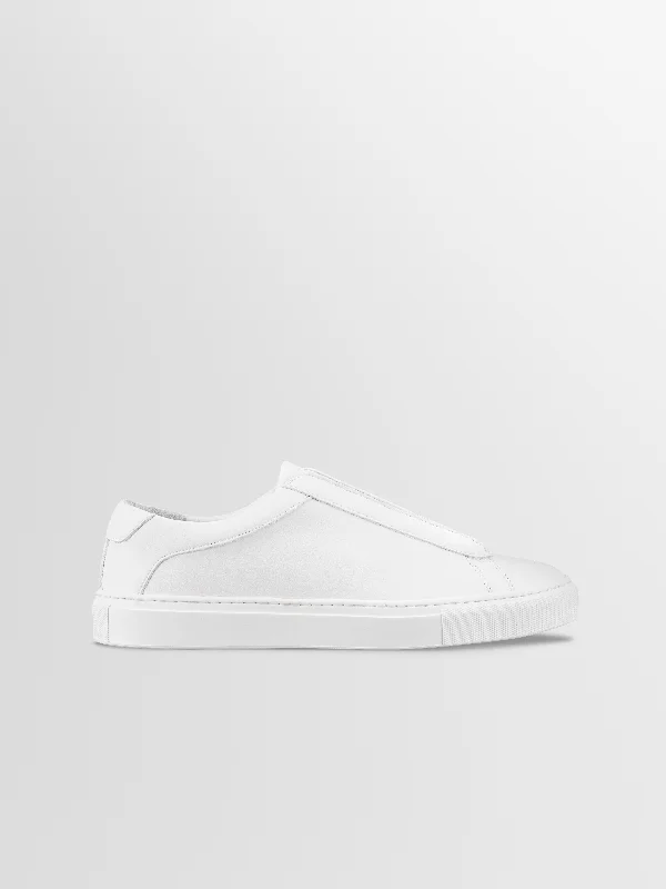 Suede men's loafers for a soft and luxurious feelCapri X in Triple White